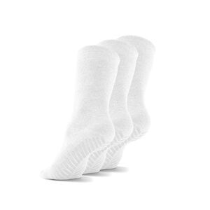 Gripjoy Women's Crew Socks with Grips (Pack of 3)